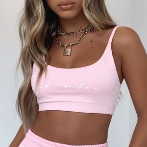 White Fox ‘No Sweat’ Crop Top